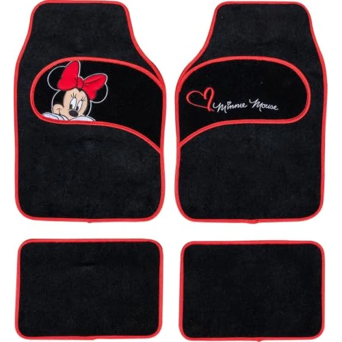 Offerta a tempo: Tappetini auto in moquette universali con ricamo Minnie - 0.00% da 29.19 € a 29.19 €