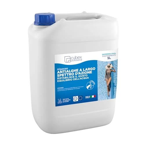 Limited-time offer: cubex professional Anti-algae 5 kg – Anti-algae Sanitising Brightening Bluing Non-Foaming for Swimming Pool and Spa Water Cleaning from 13.50 £ to 13.50 £ (save 0.00%)