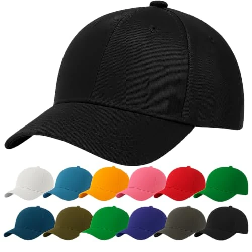 Oferta limitada: 4sold Gorra Hombre 100% Algodón – Ajustable, Ligera, Transpirable Verano, Deporte y Uso Diario – Estilo Clásico sin Logo, Cómoda y Adecuada para Exterior de 8.99 € a 8.99 € (ahorro 0.00%)