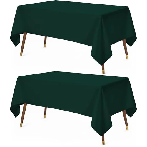 Zeitlich begrenztes Angebot: Utopia Kitchen Polyester Tischdecke 152x259 cm (2er-Pack, Jäger Grün) Maschinenwaschbare Tischdecke Ideal für Partys, Veranstaltungen, Hochzeiten und Restaurants von 29.11 € auf 29.11 € (0.00% Rabatt)