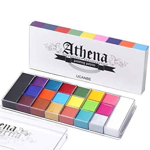 Limited-time offer: 20 Colors Face Body Painting Oil, Safe for Adult Flash Tattoo Painting Art, Halloween Party Makeup Fancy Dress Professional Beauty Palette from 21.99 £ to 15.99 £ (save 27%)