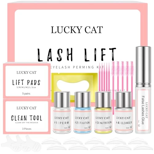 2025 Updated Lash Lift Kit Eyelash Perm Kit,Professional lash perm kit,Lash Extensions,Lash Curling,Semi-Permanent Curling Perming Wave Suitable For Salon at Home