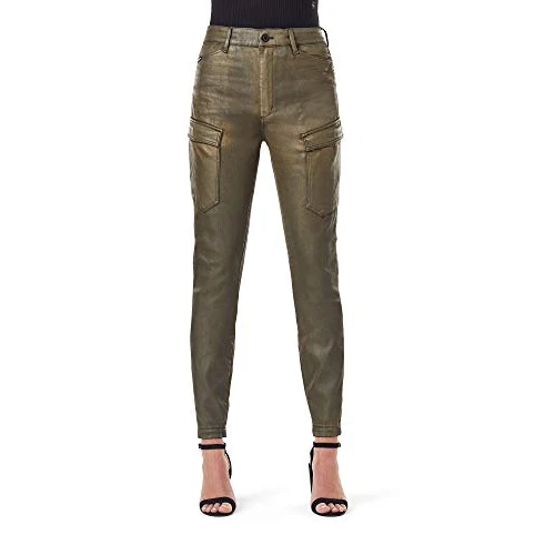 G-STAR Raw High G-Shape Skinny cargobroek voor dames, groen (Combat Glint Cobler D19011-5245-c246), 24W / 30L