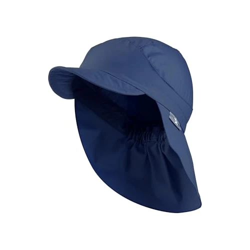 Tijdelijke aanbieding: Sterntaler Uniseks kinderpet met nekbescherming, zonder bandjes, kindermuts, blauw, 53 van 11.61 € naar 11.61 € (0.00% korting)