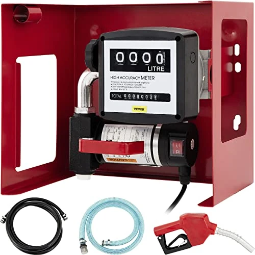 Offre limitée : VEVOR Pompe Diesel Automatique 230 V, Pompe Gasoil Électrique 40 L/min, Pompe à Fioul 2800 tr/min, Pompes à Carburant Auto-Aspirant avec Débitmètre, Moteur Puissant de 119.90 € à 109.90 € (8% de remise)