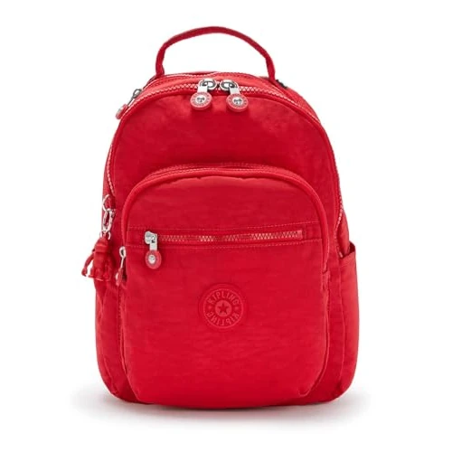 Limited-time offer: Kipling Seoul S Backpack Lightweight Laptop Tablet Travel Daypack, RED ROUGE from 56.02 £ to 56.02 £ (save 0.00%)