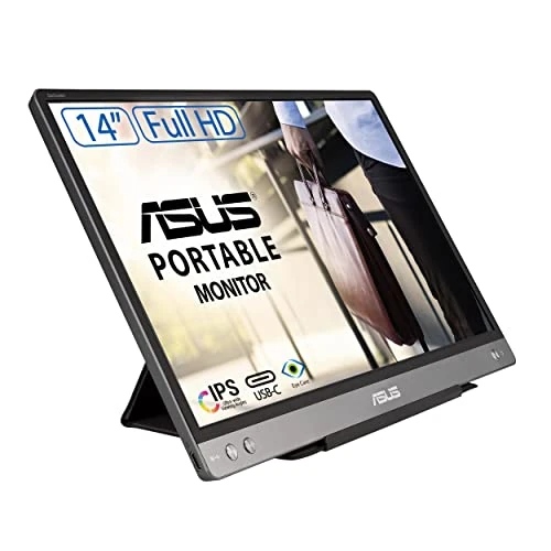 Tijdelijke aanbieding: ASUSK ASUS ZenScreen MB14AC | 14 inch draagbare USB-monitor | Full HD 1920x1080, Hybrid Type-C, autorot, licht ontwerp, smartcase, statiefsokkel | IPS-paneel, 16:9, ontspiegeld, zilver van 228.66 EUR naar 166.92 EUR (korting 27%)