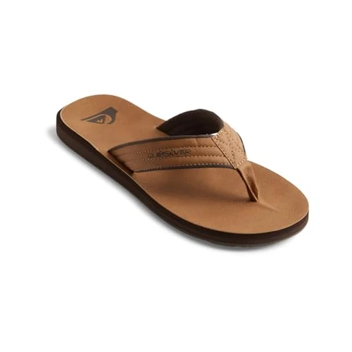 Oferta limitada: Quiksilver Carver Nubuck Chanclas, Hombre, Beige (Tan), 44 EU de 31.50 € a 26.69 € (ahorro 15%)