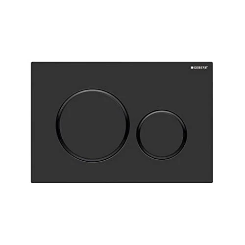 Tijdelijke aanbieding: Geberit 115.882.16.1 bedieningsplaat Sigma20 voor 2-hoeveelheden-spoeling, mat zwart, 115882161 van 238.98 € naar 120.41 € (50% korting)