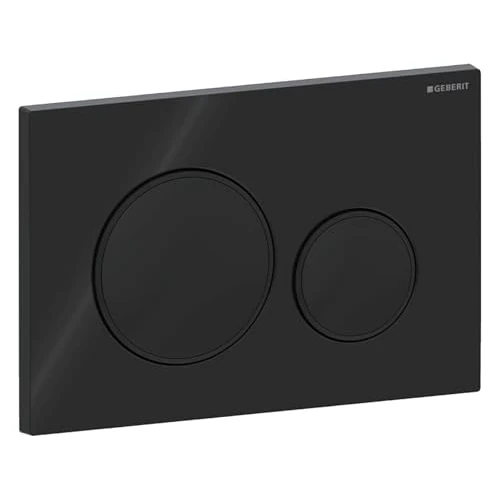 Oferta limitada: Placa de accionamiento Geberit Sigma20 para sistema de 2 descargas, 115.882.DW.1, Color: negro de 97.12 € a 97.12 € (ahorro 0.00%)