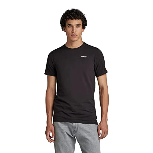Oferta limitada: G-STAR Camiseta Slim Base para Hombre, Negro (dk black D19070-C723-6484), XXL de 29.95 € a 14.97 € (ahorro 50%)