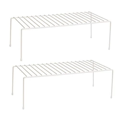 Tijdelijke aanbieding: Lonian Keukenkast Organisator, Huis en Keuken Opslag Plank Draadrek, Metaal Gemaakt, Voor Keukenkasten, Aanrechtbladen, Pantry, Voedsel en Gebruiksvoorraad - Wit (Pack van 2) van 19.99 € naar 19.99 € (0.00% korting)