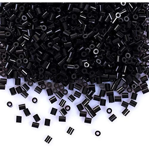 Offerta a tempo: LIHAO Ricarica Perline di Ferro 2000 Pezzi Mini 2,6 mm, Hobby Creativi per Bambini- Nero - 39% da 10.49 € a 6.39 €
