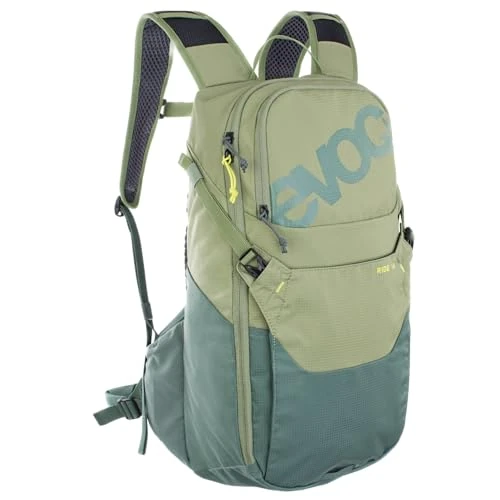 Tijdelijke aanbieding: EVOC RIDE 16 fietsrugzak, rugzak voor outdooractiviteiten & het dagelijks leven (geventileerd dankzij rugvulling, hydratatierugzak met compartiment voor drinkblaas), Olijf van 110.00 € naar 98.58 € (10% korting)