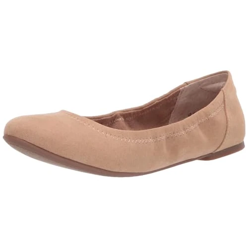 Offerta a tempo: Amazon Essentials Ballerine Belice Donna, Tan Micro Scamosciato, 46 EU - 36% da 18.80 € a 12.11 €