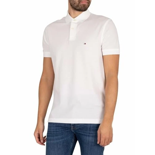 Tommy Hilfiger Polo Mężczyźni, biały, XS