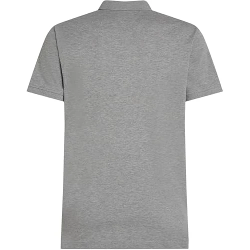 Offre limitee: Tommy Hilfiger Polo Manches Courtes Homme Core 1985 Regular Fit, Gris (Medium Grey Heather), L de 79.90 EUR a 55.93 EUR (economie 30%)