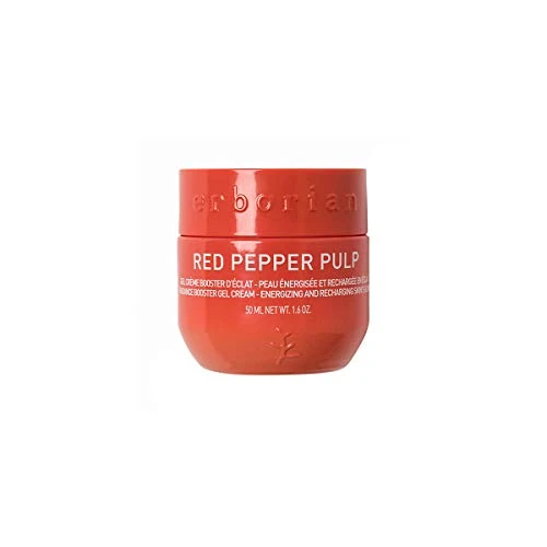 Offre limitee: Erborian - Red Pepper Pulp - Gel Crème Booster d'Eclat - Soin du Visage - Peau Energisée et Rechargée en Eclat - s'Applique Matin et Soir - Cosmétique Coréen - 50 ml de 46.00 EUR a 23.50 EUR (economie 49%)