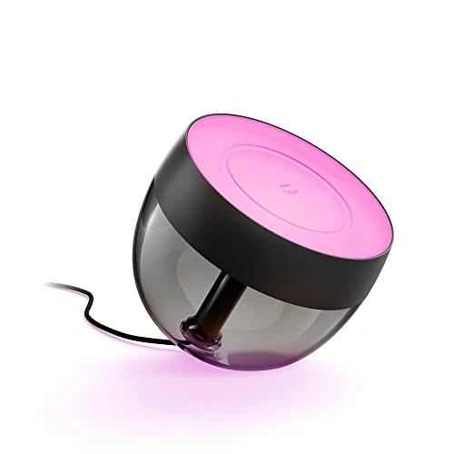 Offerta a tempo: Philips Hue White and Color Ambiance Iris Lampada da Tavolo Smart Led, Bluetooth, Dimmerabile, LED Integrato, 8 W, Nero - 29% da 109.99 € a 77.83 €