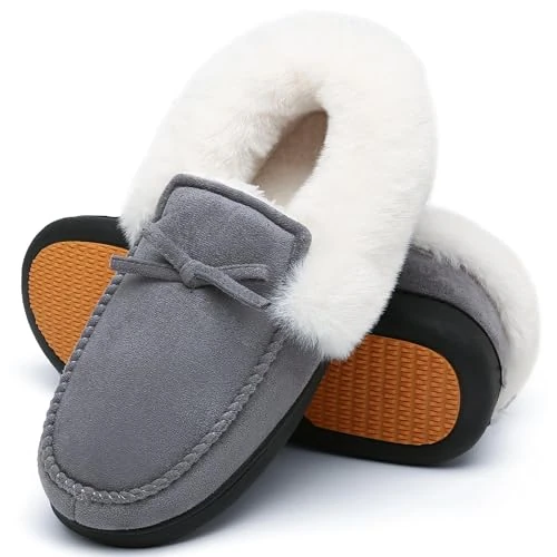 Oferta limitada: Mishansha Zapatillas Casa Mujer Invierno Pantuflas Mujer Invierno Zapatillas de Estar por Casa Cerradas Calientes Women Slippers Gris Ahumado,Gr.40 EU de 19.99 EUR a 14.99 EUR (ahorro 25%)