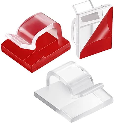 Limited-time offer: Maitys 60 Pcs Adhesive Cable Clips Wire Organizer for Lights,Small,Clear from 7.99 £ to 7.99 £ (save 0.00%)