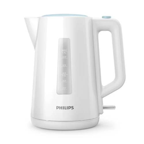 Begrenztes Angebot: Philips Wasserkocher – 1.7 L Fassungsvermögen mit Kontrollanzeige, Pirouettenbasis, weiß (HD9318/00) von 40.31 EUR auf 24.99 EUR (Rabatt 38%)