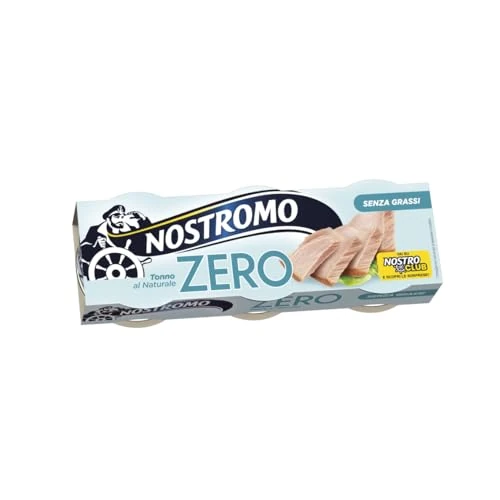 Offerta a tempo: Nostromo - Tonno al naturale, 3 lattine da 65 gr. Zero grassi, già sgocciolato, pronto da gustare. - 36% da 3.99 € a 2.57 €
