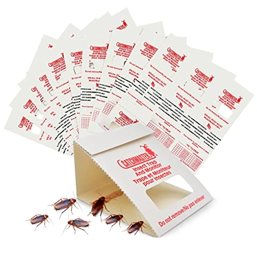 Offerta a tempo: Catchmaster 100i - Trappole per Scarafaggi 30x | Senza Veleno | Disinfestazione con Esche Adesive Integrate | Efficace Contro Blatte Germaniche, Grilli e Ragni - 0.00% da 18.99 € a 18.99 €