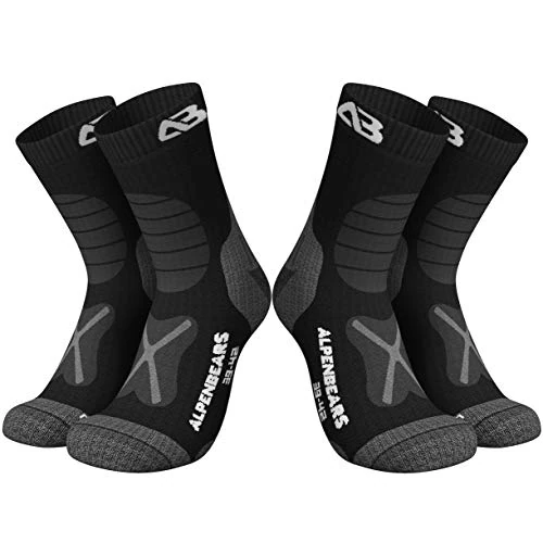 Beperkte aanbieding: Wandelsokken van merinowol - [2 paar] - professionele trekkingsokken voor wandelen - outdoor sokken voor dames, heren & kinderen - warme merino wandelsokken - functionele sokken - trekking sportsokken van 17.25 EUR naar 17.25 EUR (besparing 0%)