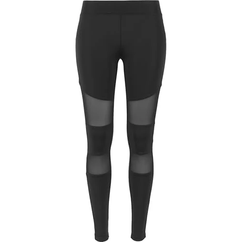 Offerta a tempo: Urban Classics Leggings da Donna Tech Mesh Rib, Nero, 4XL Slim - 0.00% da 14.99 € a 14.99 €