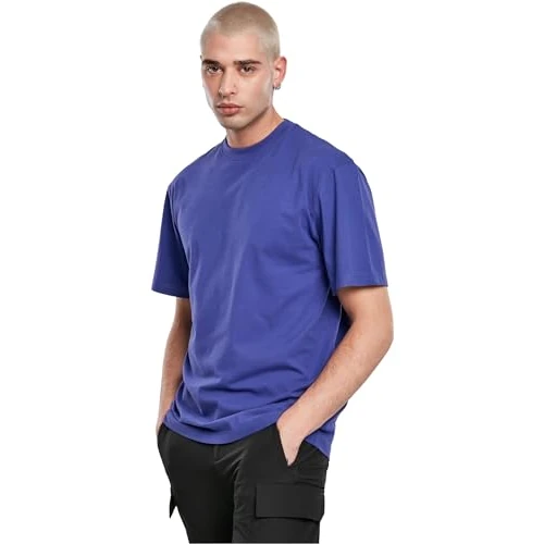 Urban Classics Basic Crew Neck Tall Tee T-Shirt, bluepurple, 5XL Homme