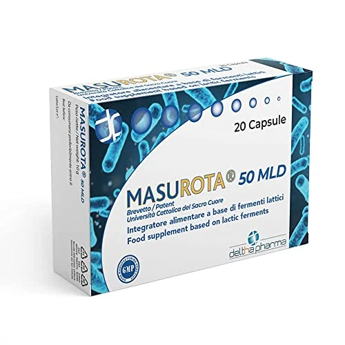 Deltha Pharma Masurota 50 MLD Integratore di Probiotici, 20 capsule