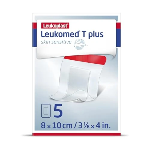 Leukomed T Plus przezroczysty 8cm x 10cm - 5 Apósitos