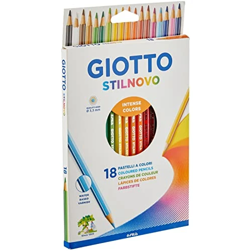 Limitiertes Angebot: Giotto Stilnovo18 farbige Pastellstifte, 3,3 mm, mehrfarbig, 1 x 13 x 21,5 cm von 18.08 EUR auf 18.08 EUR (Spare 0%)