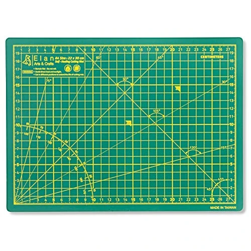 Limited-time offer: Elan Cutting Mat A4 Green, 5-Ply Self Healing Cutting Mat 30 x 22 CM, Recycled PVC Craft Board for Sewing & Quilting, Hobby Board for Crafts 30x22 CM from $199.95 to $9.95 (save 95.02%)