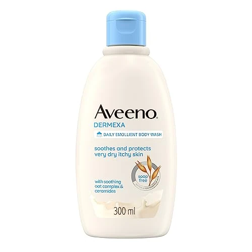 aveeno Dermexa - Bagno Doccia Emolliente Uso Quotidiano na łopatę Secca, 300 ml