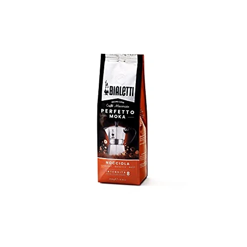 Limited-time offer: Bialetti Perfetto Moka Ground – Authentic Italian Roast for Moka Pots & Stovetop Brewers, Rich Aroma & Smooth Finish, Compatible with Aeropress, Cafetiere & Home Machines (250g, Hazelnut) from 8.95 £ to 8.95 £ (save 0.00%)