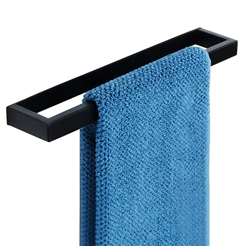 Oferta limitada: SAYAYO Toallero Negro Toalleros de Baño Colgador Toalla Baño 30CM | Instalaciones Perforadas y Autoadhesivas, Sin Taladro, SUS304 Acero Inoxidable, Para Baño y Cocina de 15.99 € a 15.99 € (ahorro 0.00%)