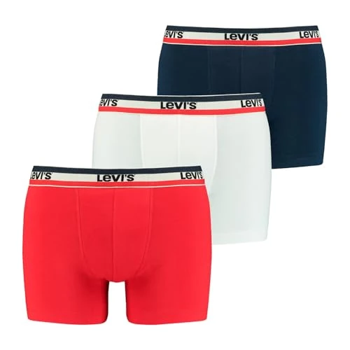Offerta a tempo: Levi's Boxer, Boxer Uomo, Bianco/Blu/Rosso, S - 21% da 39.99 € a 31.41 €