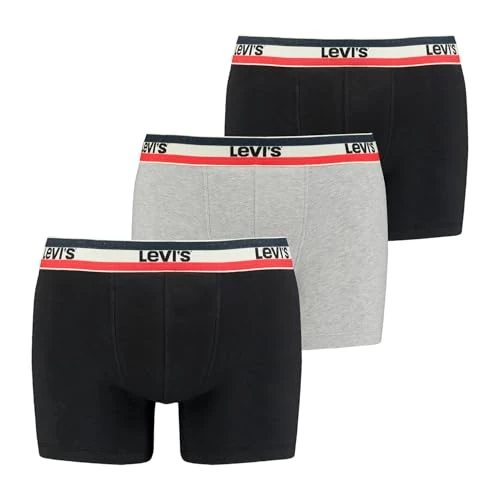 Offerta a tempo: Levi's Boxer, Boxer Uomo, Nero/Grigio, S - 21% da 39.99 € a 31.49 €