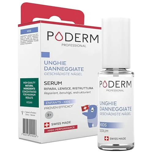 Offerta a tempo: PODERM - TRATTAMENTO NATURALE UNGHIE FRAGILI BAMBINI e NEONATI – Ripara e Allevia – Unghie in buona salute età adulta – Bambini a partire da 3 mesi – Raccomandato dai podologi – Fabbricato in Svizzera - 23% da 21.90 € a 16.85 €