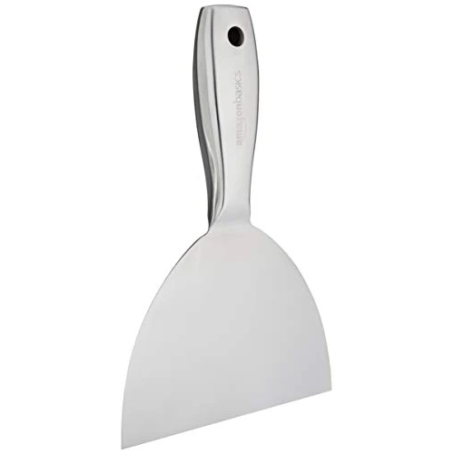 Amazon Basics Spachtelmesser aus Edelstahl, 15.24 cm, mit flexibler Klinge und schlagfestem Griff