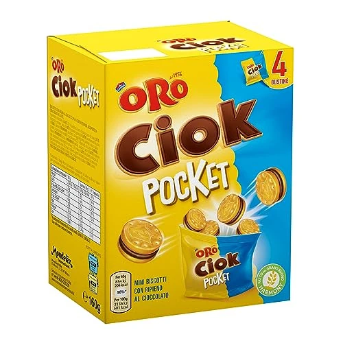 Offerta a tempo: Oro Ciok - Mini Biscotti - 4 Monoporzioni — 34% da 2,69 € a 1,77 €