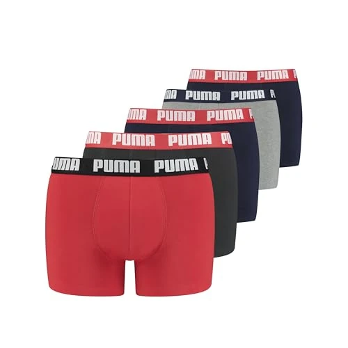 Offerta a tempo: PUMA Boxer, Biancheria Intima Uomo, Blu/Rosso/Nero, S - 31% da 44.90 € a 30.96 €