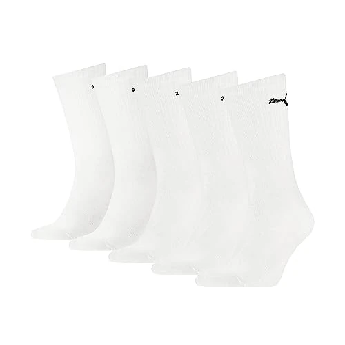 PUMA Crew Sock Calcetines, Blanco (White), 43-46 Unisex adulto