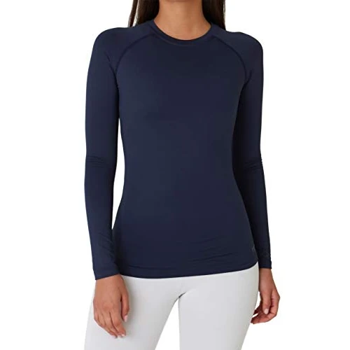 Limited-time offer: TCA Super Thermal Top Women - Ladies Thermal Vest - Thermals Womens - Ski Base Layer Women - Workout Tops for Cold Weather - Navy Eclipse, XS from 9.99 £ to 5.83 £ (save 41.64%)
