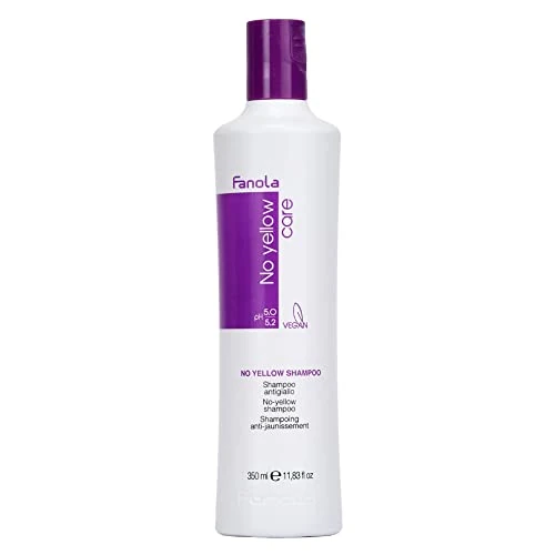 Offerta a tempo: FANOLA No Yellow Shampoo Antigiallo per Capelli, Viola, 350 ml - 45% da 13.47 € a 7.41 €