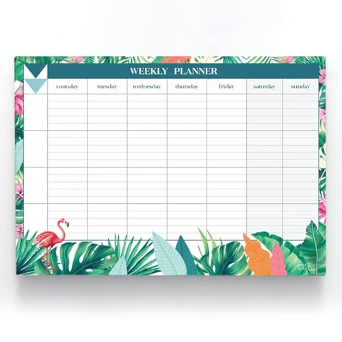 Limitiertes Angebot: Joeji's Kitchen Kalender Wochenplaner Block Abreissblätter 60 Seiten A4 Organizer Block - Schreibtischunterlage mit To Do Liste - Terminplaner - Wochenplan… von 8.18 EUR auf 8.18 EUR (Spare 0%)
