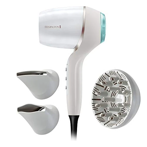 Remington Föhn [Compact, Krachtig & Hydraterend] Hydraluxe Pro (Digitale Motor, 2400W, 160 km/u, 3 Stylingopzetstukken, Hydracare Sensor Technologie, Bescherming tegen Hitteschade) Hairdryer EC9001