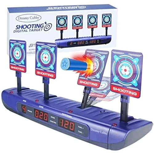 Offre limitée : Cible pour Nerf,Cible D'effet Sonore et Intelligent à Automatique pour Les Pistolets Nerf N-Strike Elite/Mega/Rival Jouets pour 5 6 7 8 9 10 11 12 Ans Enfants garçons Cadeaux d'anniversaire Paques de 25.99 € à 25.99 € (0.00% de remise)